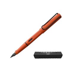 Ручка перьевая Lamy 041 safari EF цвет чернил синий цвет корпуса терракотовый (артикул производителя 4035676)